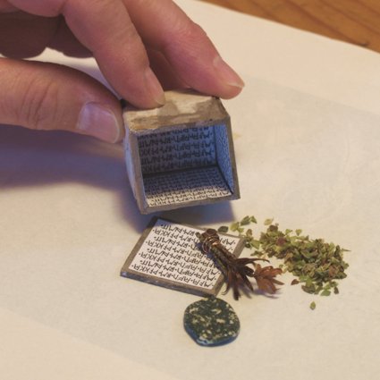 Interior of a wishbox