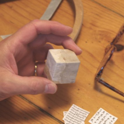 Photoof unfinished wishbox